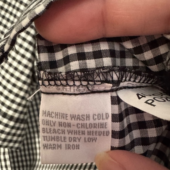 Orvis Black and White Checkered Women’s Button Down - Picture 5 of 6